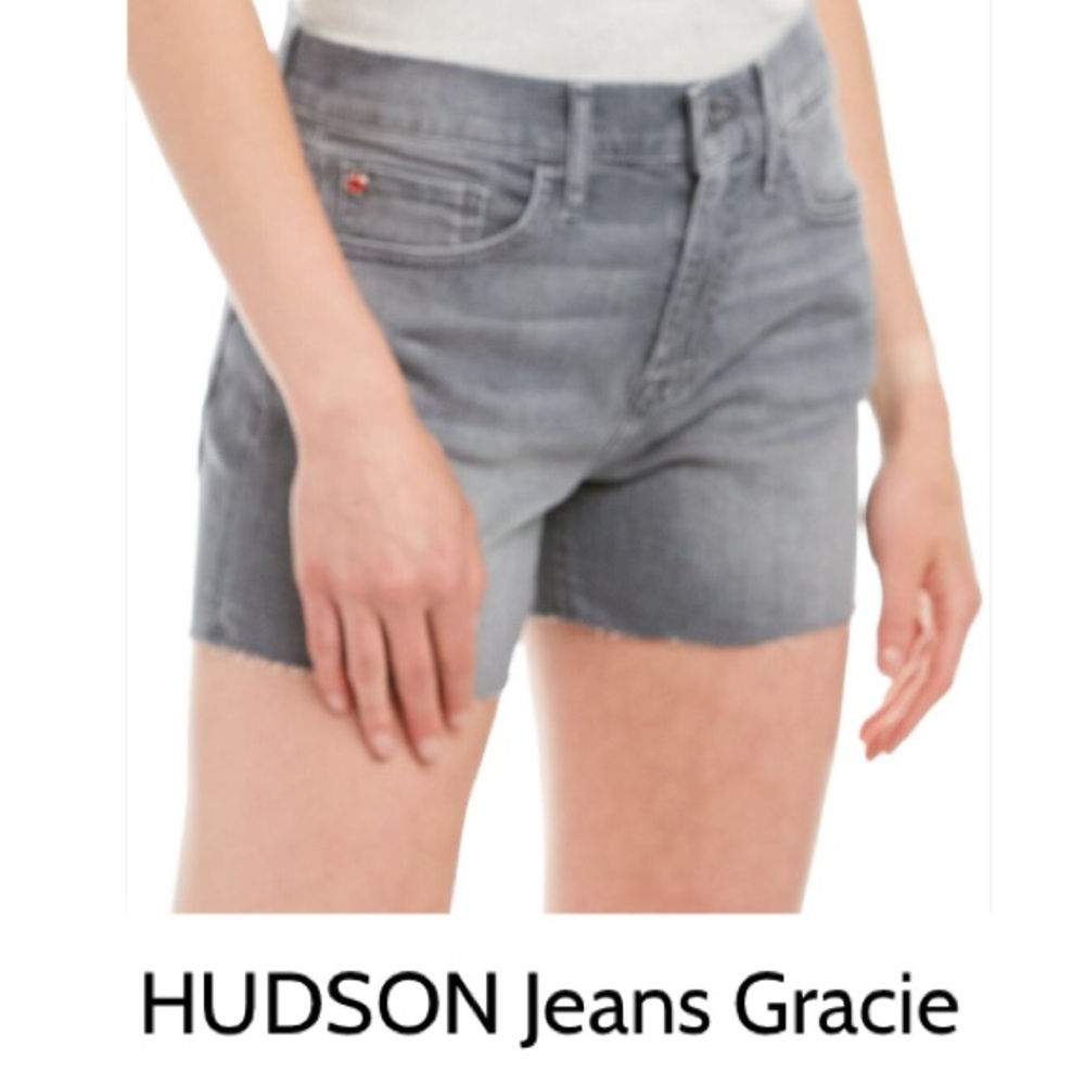 Hudson Jeans Gracie Gray Women's Denim Shorts 26